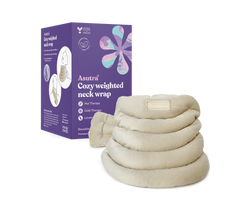 Cozy Weighted Neck Wrap, Champagne