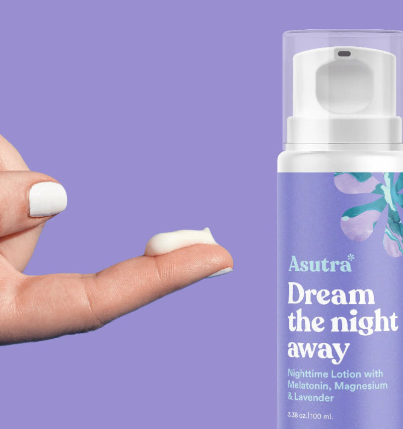 ボディローション 24 SKIN CARE hair sleep lotion Lavender Melatonin Sleep Lotion with Magnesium | Asutra