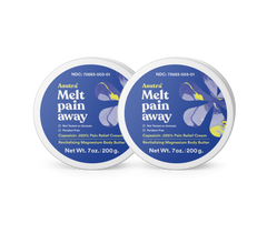 Melt Pain Away Magnesium & Capsaicin Pain Relief Cream 2 Pack
