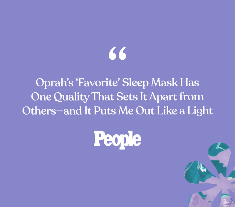 Silk eye pillow in a purple gift box, perfect for relaxation and gifting.