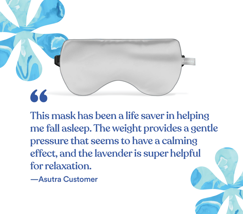 Satin Eye Pillow, Silver Gift Box