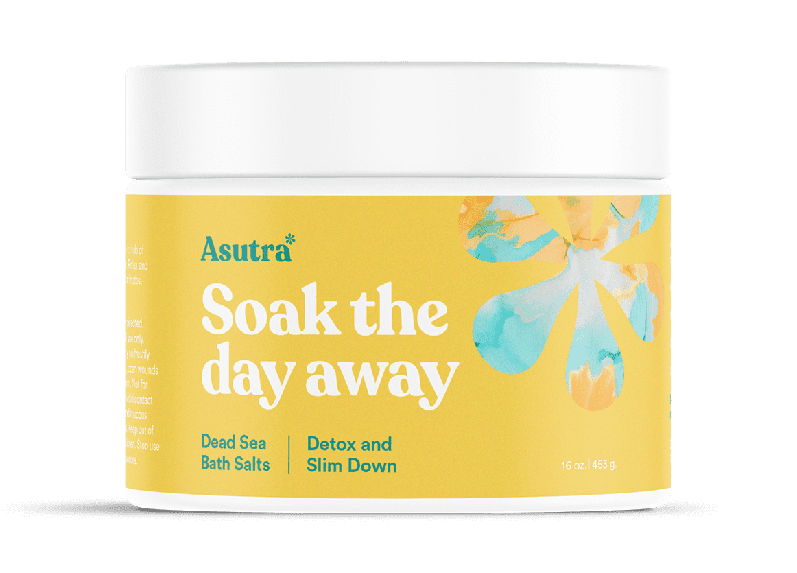 Asutra Bath Salts Detox and Slim Down Lemon Eucalyptus skinny detox bath