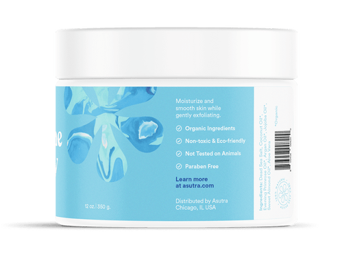  Asutra organic gentle exfoliating body scrub moisturizing safe for sensitive skin