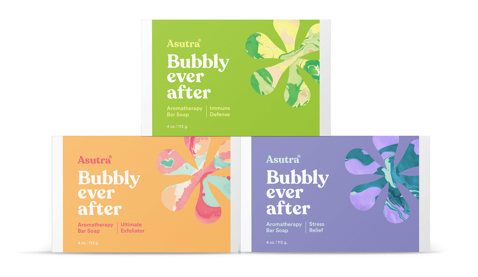 Asutra Organic Bar Soap Variety Pack (3 Pack)