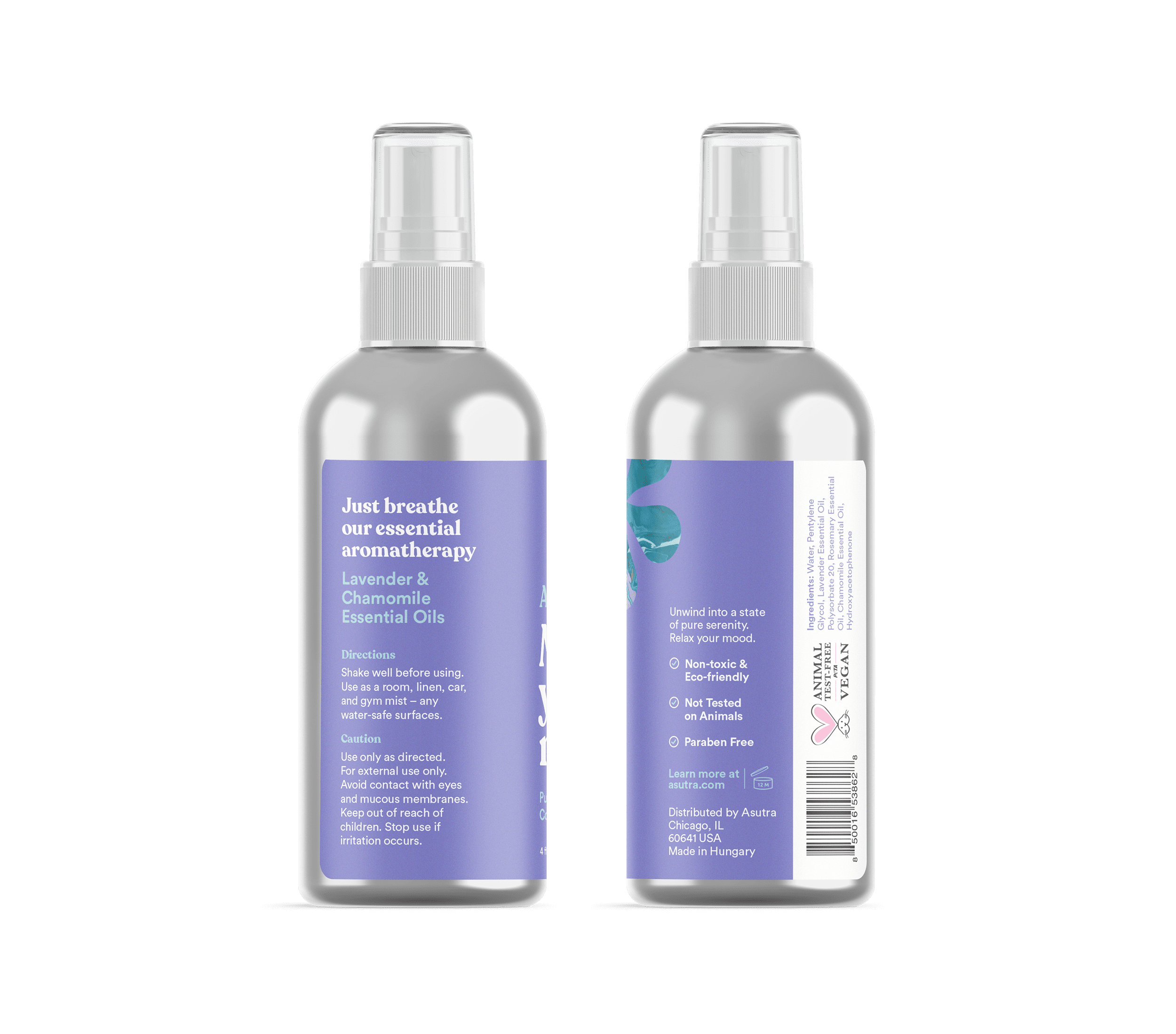 Aluminum Pure Soothing Comfort Aromatherapy Mist