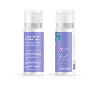 Lavender Melatonin Lotion with Magnesium