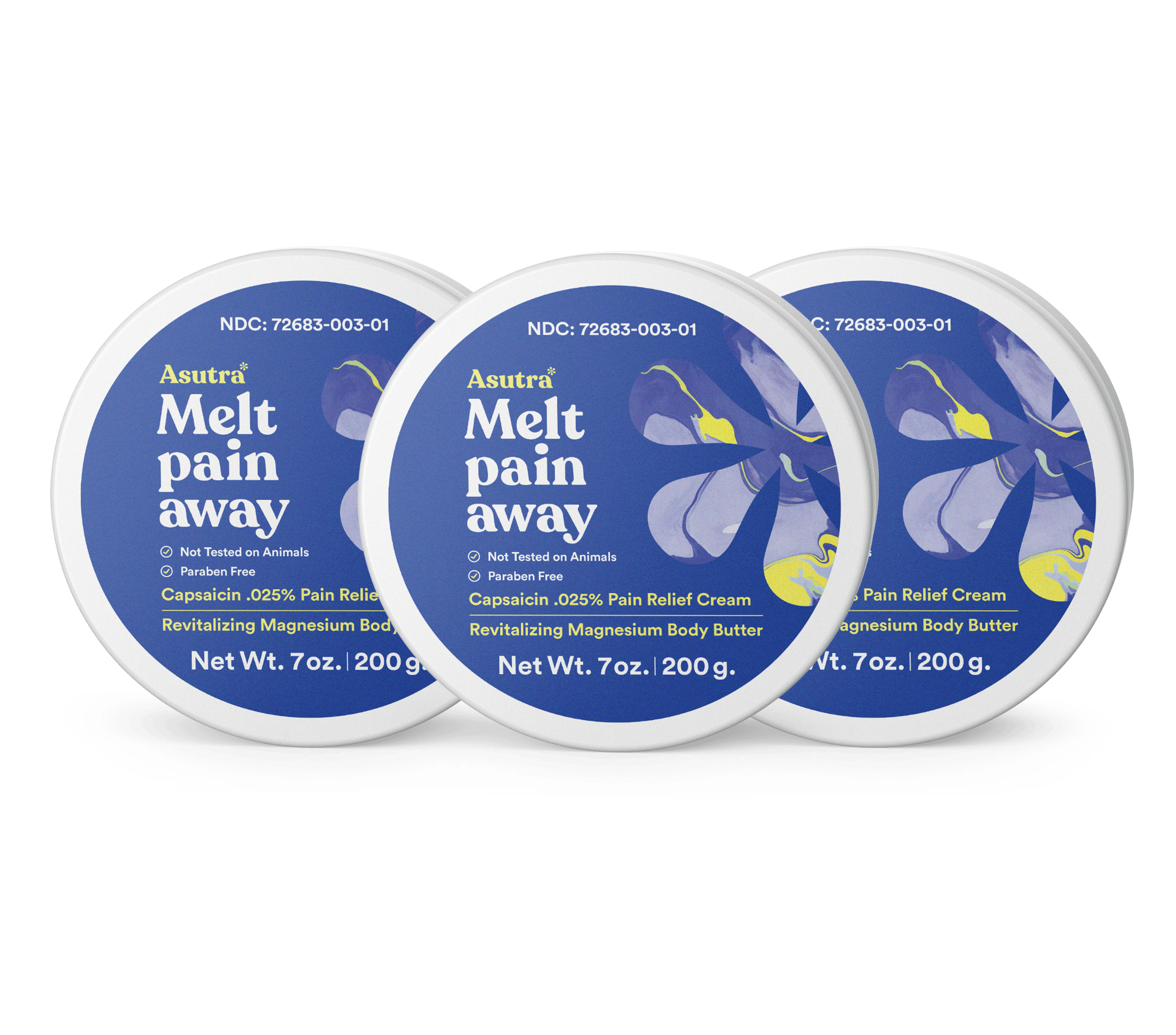 Magnesium Body Butter with Capsaicin 3 Pack