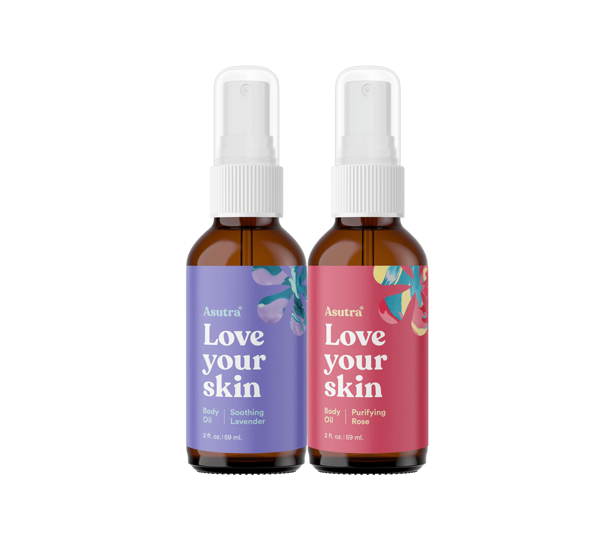 Rose and Lavender Body Oil Bundle