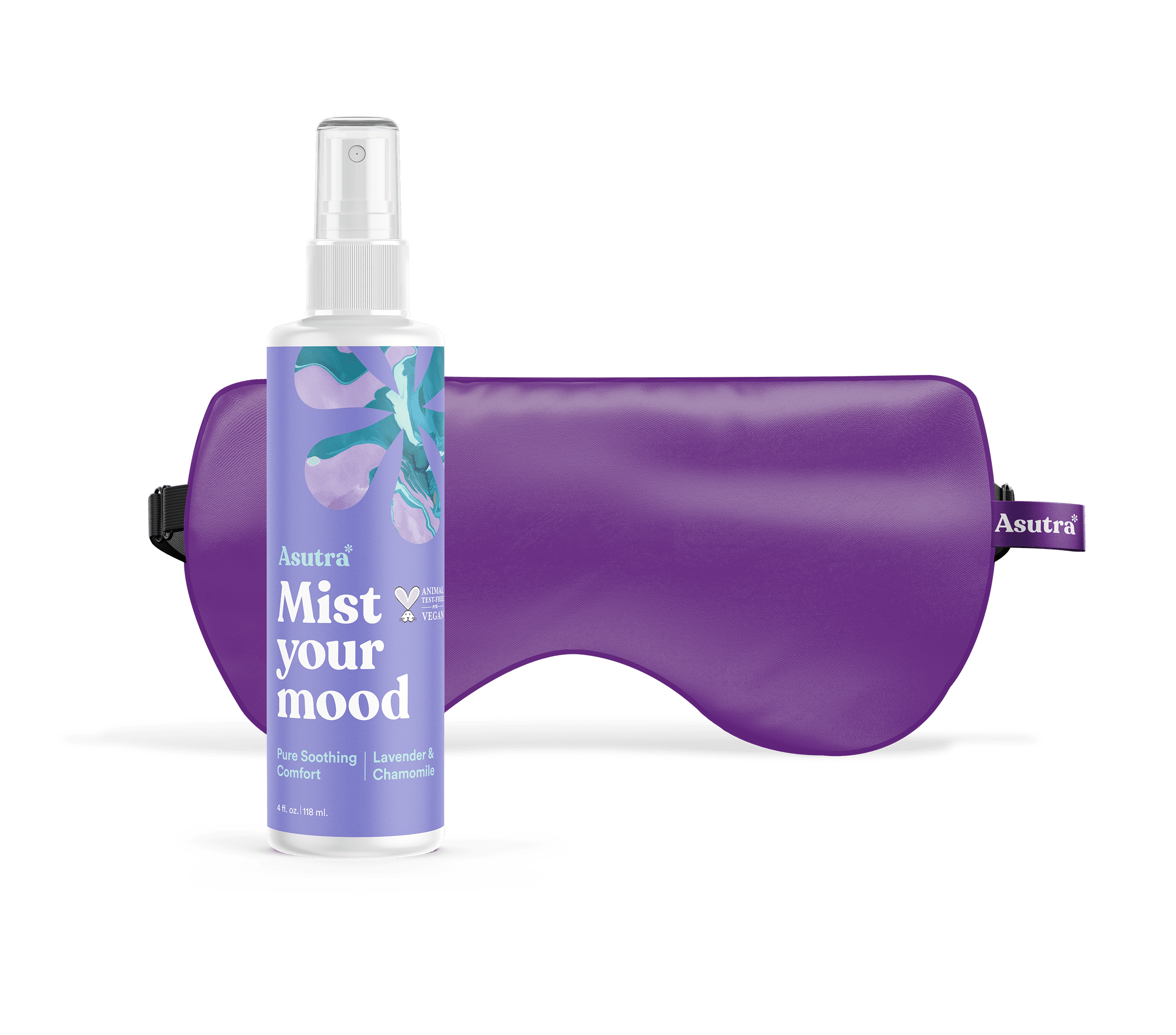 Purple Eye Pillow and Lavender Mist Bundle