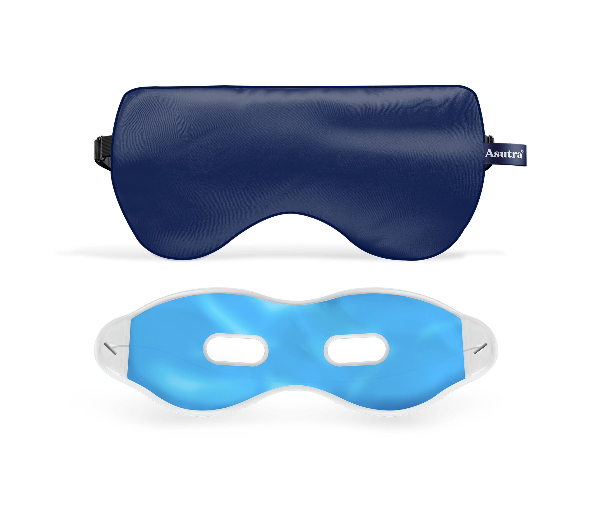 Silk Eye Pillow, Navy Blue Gift Box