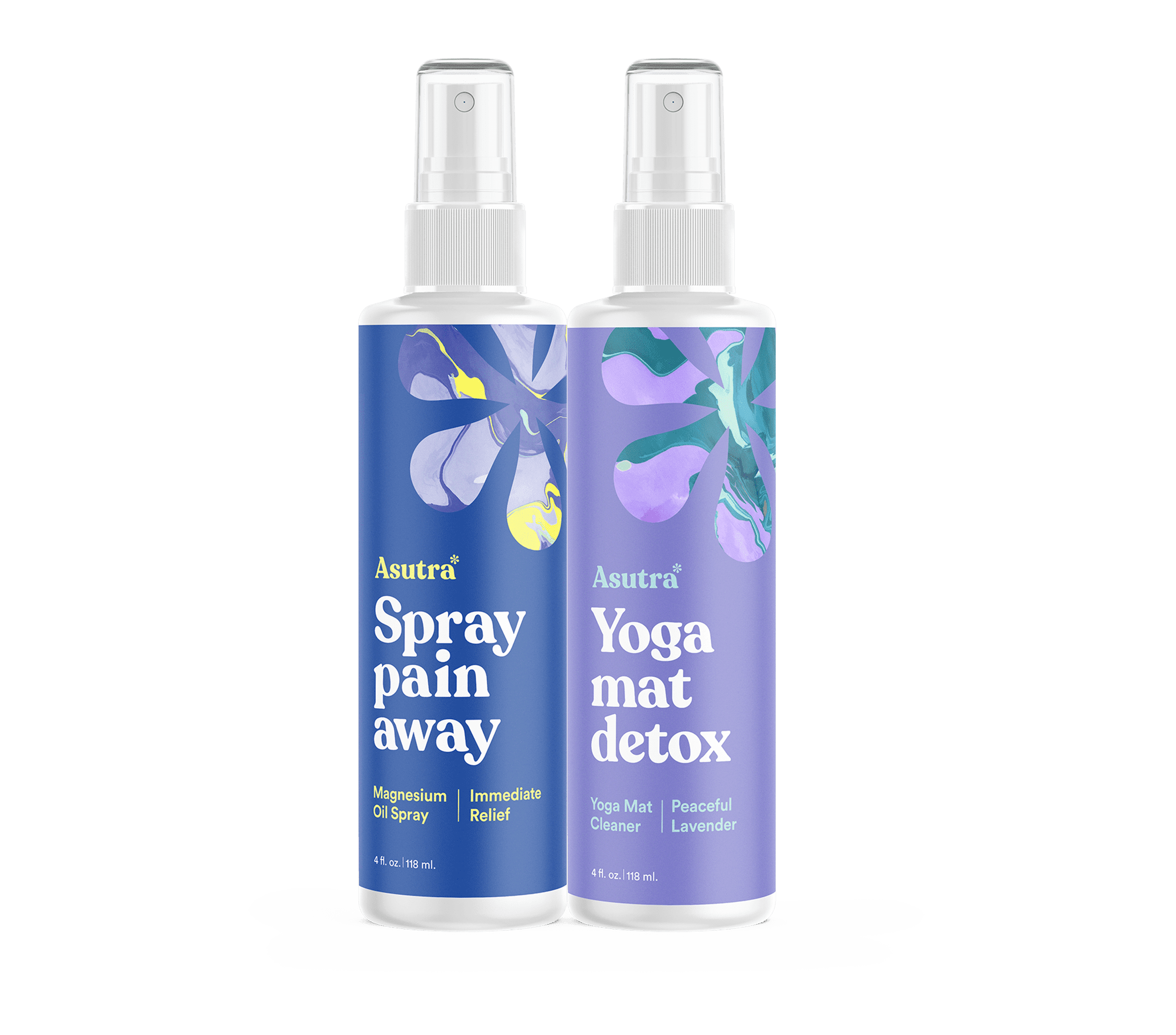 Exercise Recovery Bundle (Spray Pain Away + Lav Yoga Mat Cleaner)