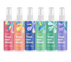 Yoga Mat Cleaner Variety Set, 6 Bottles