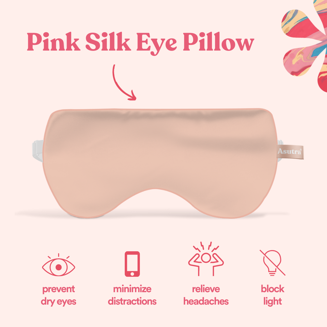 Silk sales eye pillow