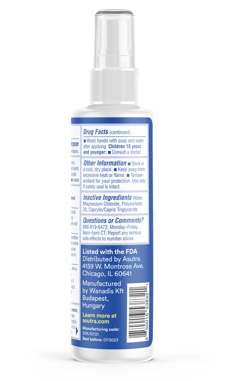 Ultra Magnesium Oil Spray For Pain