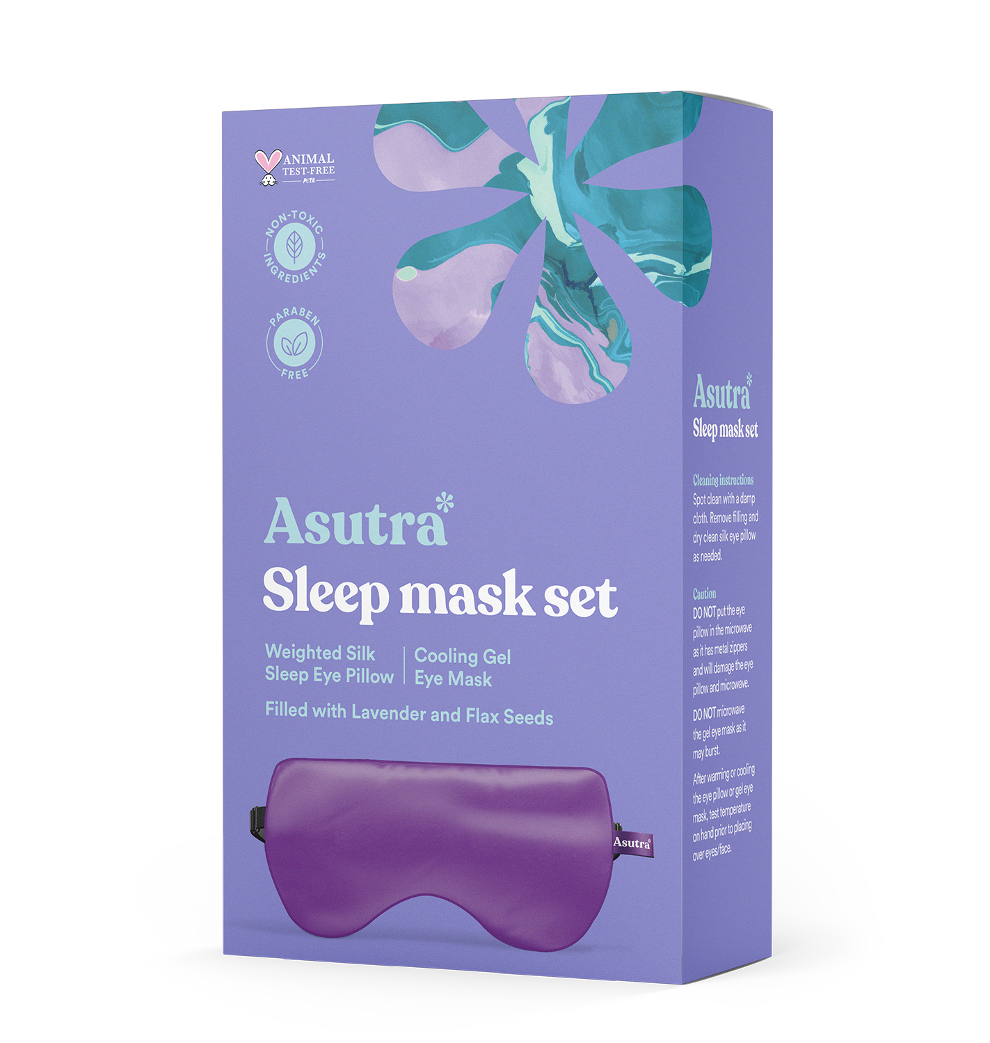 Silk lavender eye sales pillow