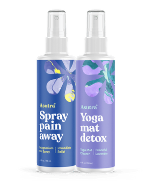 Exercise Recovery Bundle (Spray Pain Away + Lav Yoga Mat Cleaner)