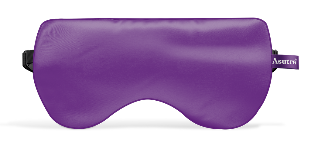 Satin Sleep Eye Mask, Purple- 20x8.5cm – Lincraft New Zealand